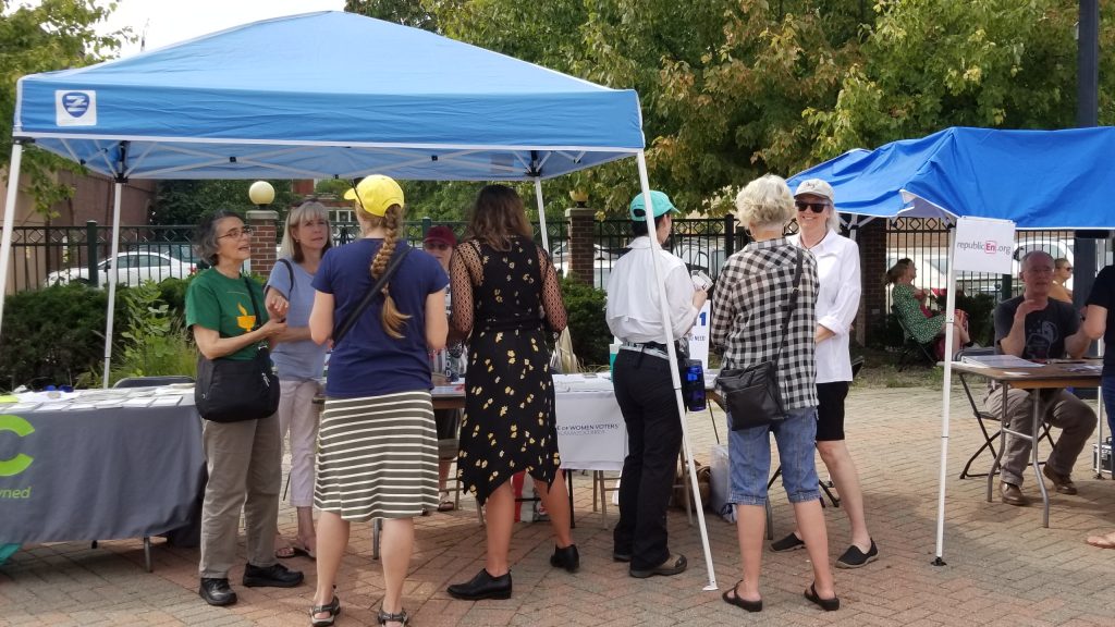 LWVKA Voter Information Booth